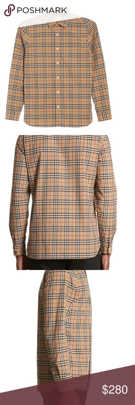 authentic Burberry button up shirt